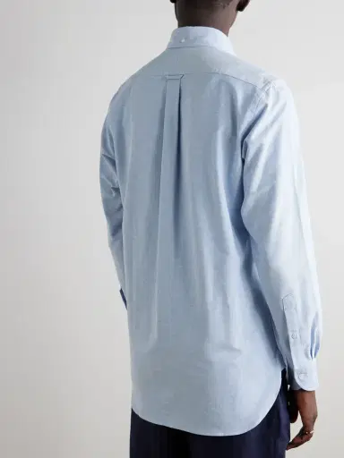 Drake's Button-Down Collar Cotton Oxford Shirt - Men | Thumbnail 4 Drake's Button-Down Collar Cotton Oxford Shirt - Men | Thumbnail 4