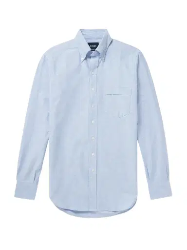 Drake's Button-Down Collar Cotton Oxford Shirt - Men | Thumbnail 1 Drake's Button-Down Collar Cotton Oxford Shirt - Men | Thumbnail 1