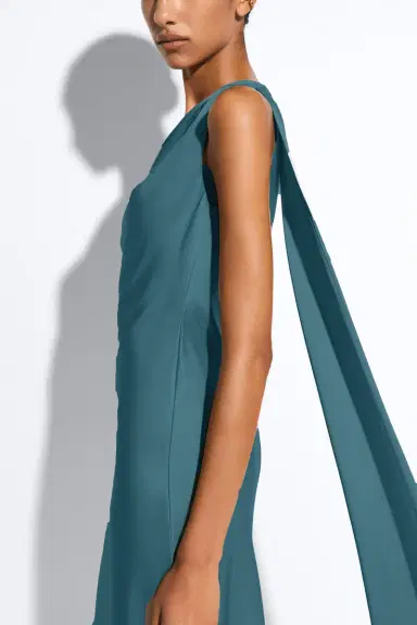 LAPOINTE Satin One Shoulder Dress | Thumbnail 3 LAPOINTE Satin One Shoulder Dress | Thumbnail 3