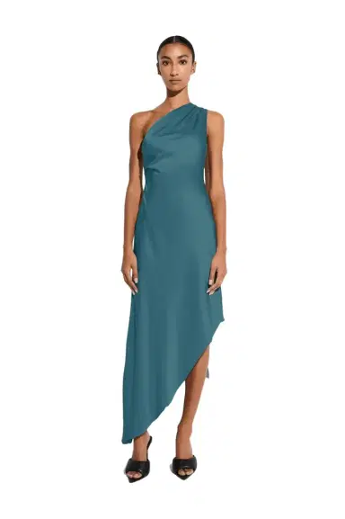 LAPOINTE Satin One Shoulder Dress | Thumbnail 1 LAPOINTE Satin One Shoulder Dress | Thumbnail 1