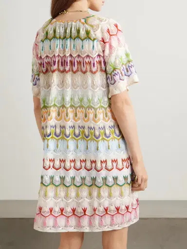 Missoni Striped Crochet-knit Mini Dress | Thumbnail 3 Missoni Striped Crochet-knit Mini Dress | Thumbnail 3