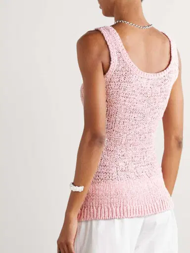 LIBEROWE Open-knit Organic Cotton-blend Tank | Thumbnail 3 LIBEROWE Open-knit Organic Cotton-blend Tank | Thumbnail 3