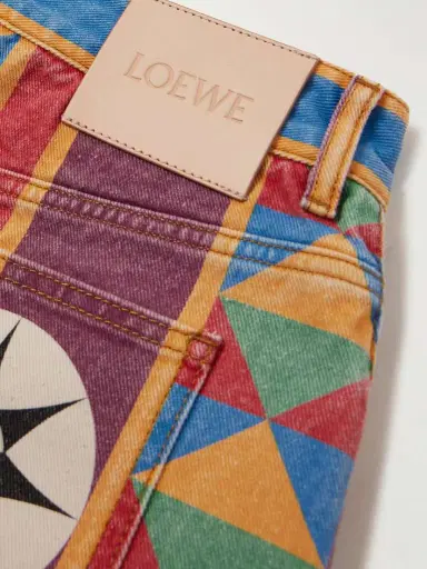 Loewe + Paula's Ibiza Frayed Printed Denim Shorts | Thumbnail 6 Loewe + Paula's Ibiza Frayed Printed Denim Shorts | Thumbnail 6