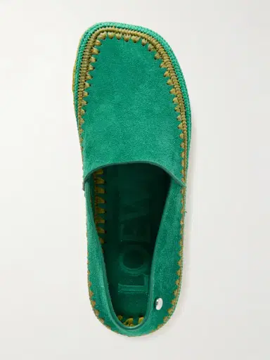 Loewe + Paula's Ibiza Rio Raffia-trimmed Suede Espadrilles | Thumbnail 5 Loewe + Paula's Ibiza Rio Raffia-trimmed Suede Espadrilles | Thumbnail 5