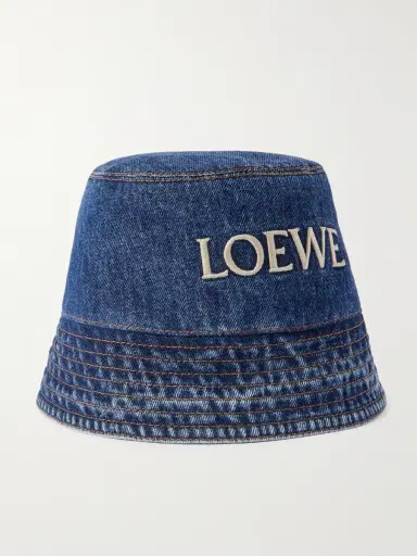 Loewe + Paula's Ibiza Embroidered Denim Bucket Hat | Thumbnail 4 Loewe + Paula's Ibiza Embroidered Denim Bucket Hat | Thumbnail 4
