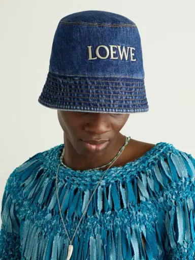 Loewe + Paula's Ibiza Embroidered Denim Bucket Hat | Thumbnail 5 Loewe + Paula's Ibiza Embroidered Denim Bucket Hat | Thumbnail 5