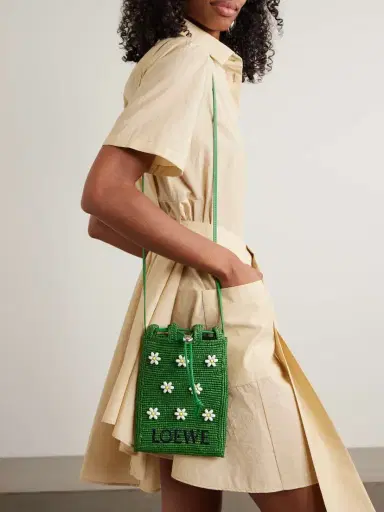 Loewe + Paula's Ibiza Embellished Raffia Shoulder Bag | Thumbnail 2 Loewe + Paula's Ibiza Embellished Raffia Shoulder Bag | Thumbnail 2