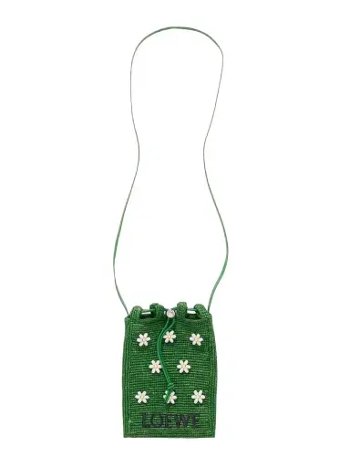 Loewe + Paula's Ibiza Embellished Raffia Shoulder Bag | Thumbnail 1 Loewe + Paula's Ibiza Embellished Raffia Shoulder Bag | Thumbnail 1