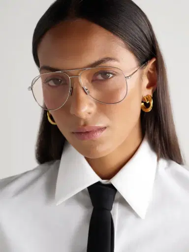 Saint Laurent Eyewear Classic 11 Aviator-style Silver-tone Sunglasses | Thumbnail 2 Saint Laurent Eyewear Classic 11 Aviator-style Silver-tone Sunglasses | Thumbnail 2