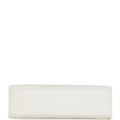 HERMÈS Hermes Kelly Pochette White Swift Gold Hardware | Thumbnail 6 HERMÈS Hermes Kelly Pochette White Swift Gold Hardware | Thumbnail 6