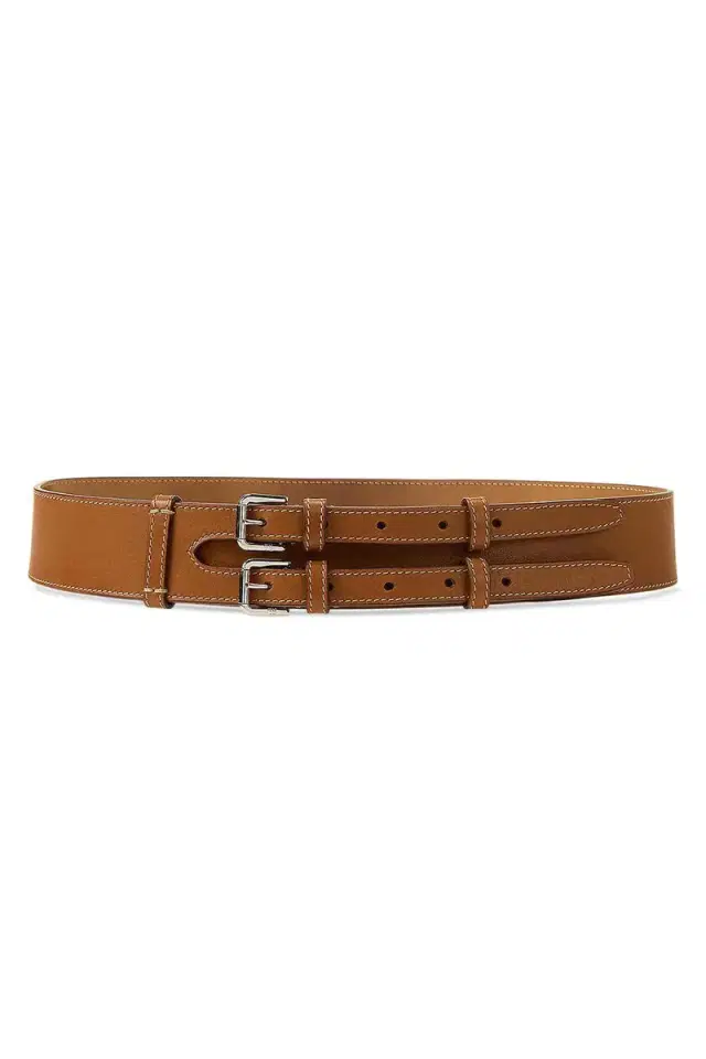 Double-Buckle Skinny Waist Belt Double-Buckle Skinny Waist Belt
