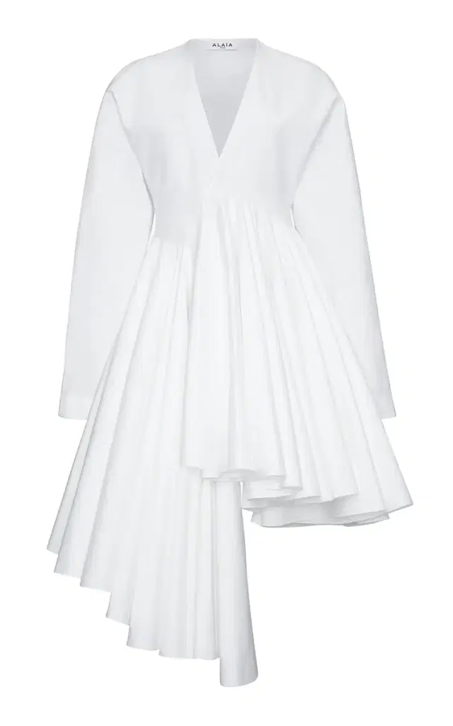 Asymmetric Cotton Mini Wrap Dress Asymmetric Cotton Mini Wrap Dress