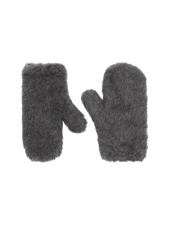 Women's Mittens in Wool and Alpaca Teddy Fabric Women's Mittens in Wool and Alpaca Teddy Fabric