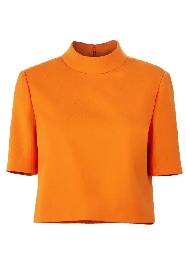 Mock Neck Crop Top Mock Neck Crop Top