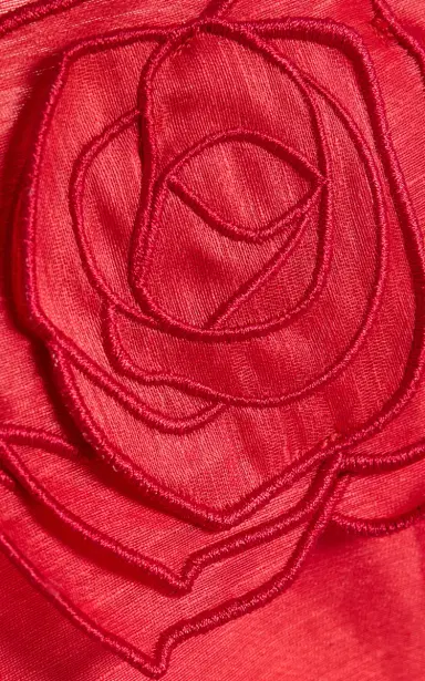 LEO LIN Exclusive Rosario Appliquéd Linen Bustier Mini Dress | Thumbnail 5 LEO LIN Exclusive Rosario Appliquéd Linen Bustier Mini Dress | Thumbnail 5