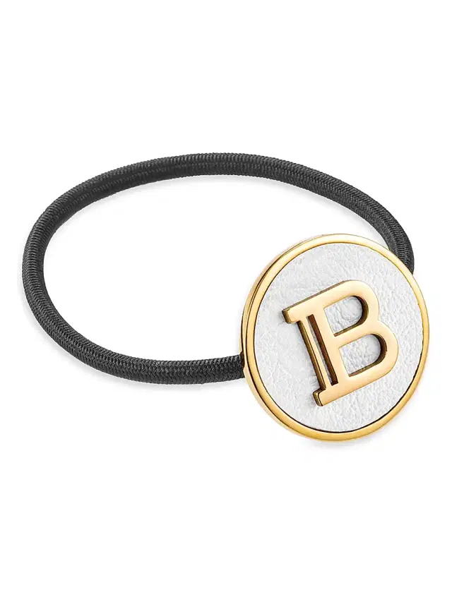 Women's B-Logo 18K Gold-Plated Hair Elastique Women's B-Logo 18K Gold-Plated Hair Elastique