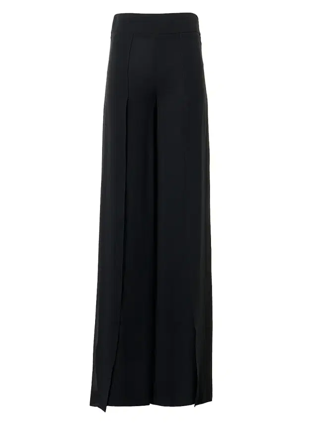 Women's Fellia Silk Gerogette Wide-Leg Pants Women's Fellia Silk Gerogette Wide-Leg Pants