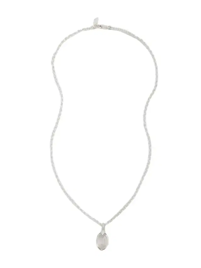 Orb Sterling Silver Quartz Necklace Orb Sterling Silver Quartz Necklace