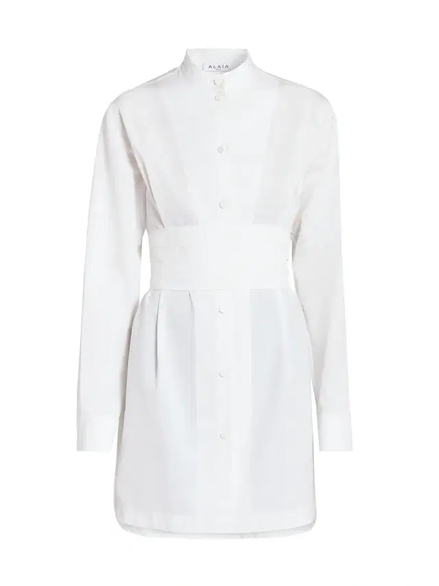 Women's Poplin Wrap Mini-Shirtdress Women's Poplin Wrap Mini-Shirtdress