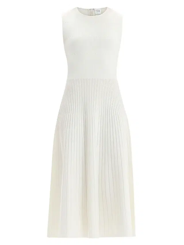 Women's Cassia Pointelle-Knit Midi-Dress - Alabaster Women's Cassia Pointelle-Knit Midi-Dress - Alabaster