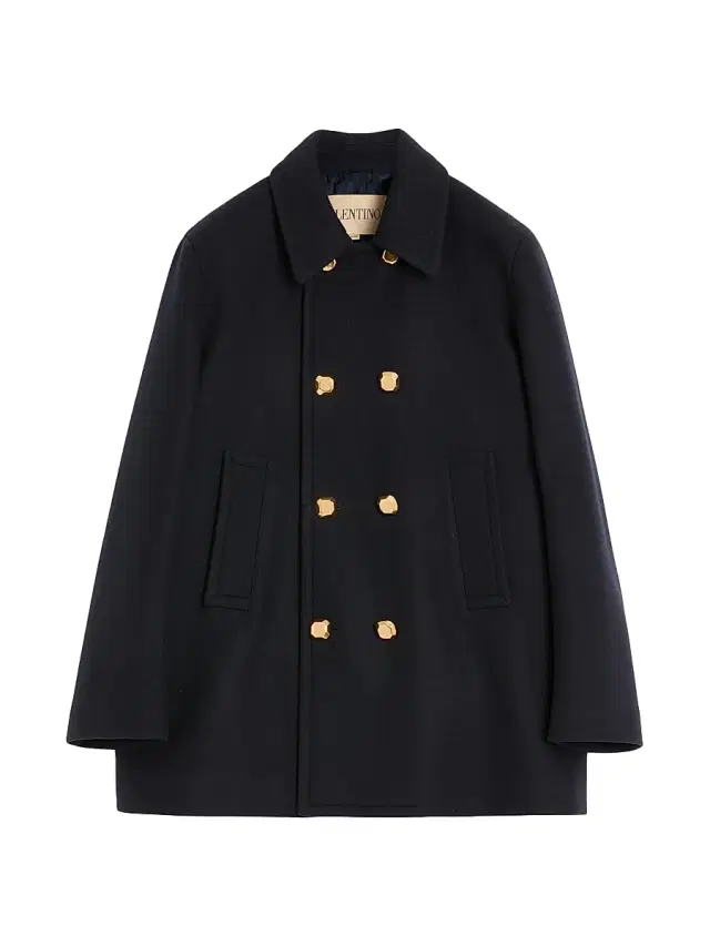 Men's Double-Breasted Wool Felt Coat Men's Double-Breasted Wool Felt Coat