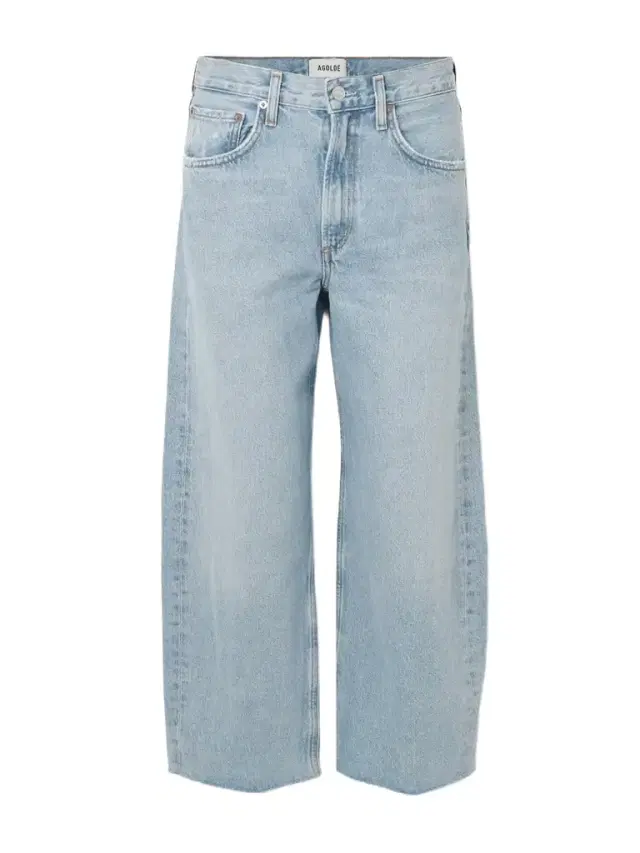 Low Curve Fray High-rise Barrel-leg Jeans Low Curve Fray High-rise Barrel-leg Jeans