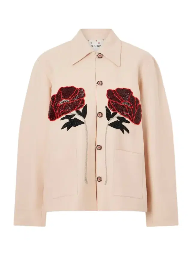 Jude Bead-embellished Silk-crepe Jacket Jude Bead-embellished Silk-crepe Jacket