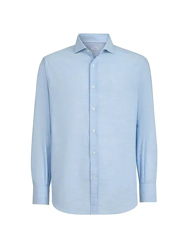 Men's Lightweight Oxford Basic Fit Shirt with Spread Collar Men's Lightweight Oxford Basic Fit Shirt with Spread Collar