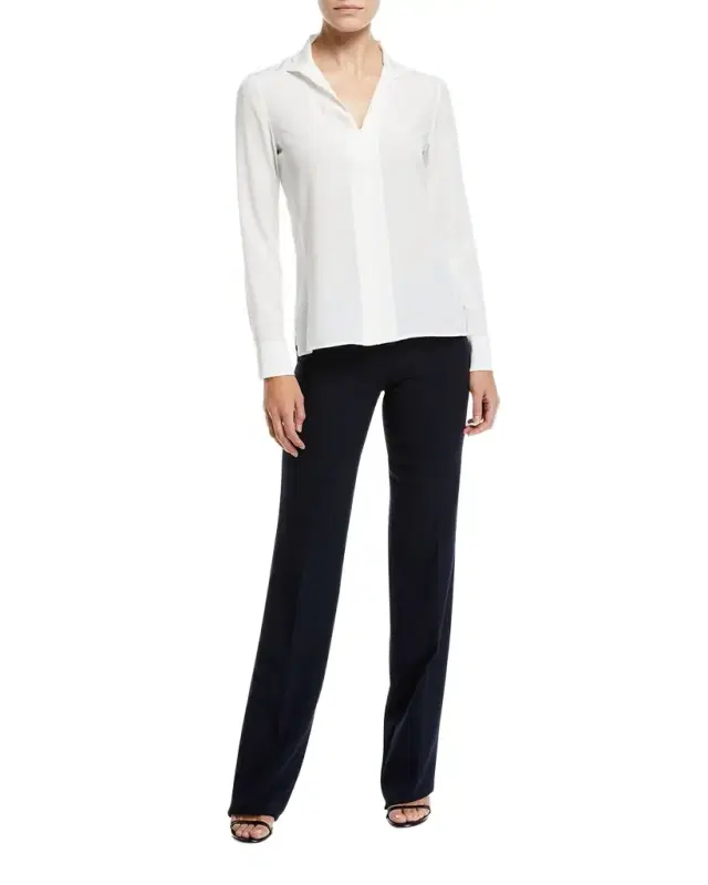 Carole Straight-Leg Wool Double-Face Pants Carole Straight-Leg Wool Double-Face Pants