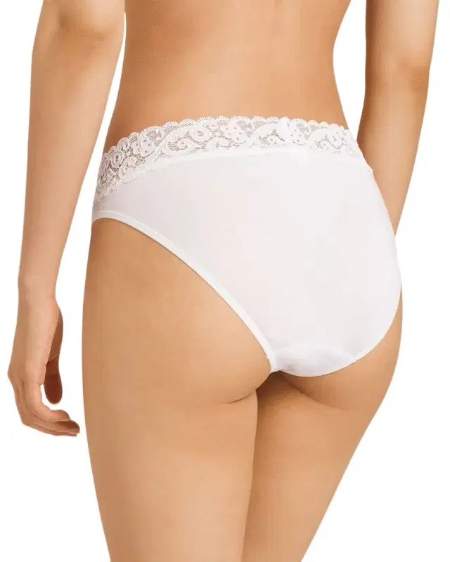 Moments High-Cut Lace-Trim Briefs Moments High-Cut Lace-Trim Briefs