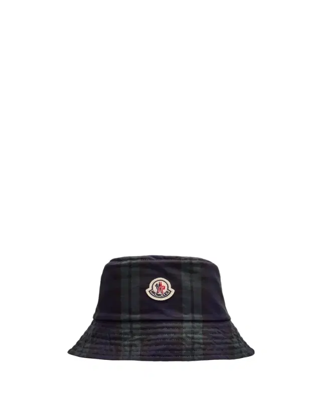Men's Archivio Plaid Wool Bucket Hat Men's Archivio Plaid Wool Bucket Hat
