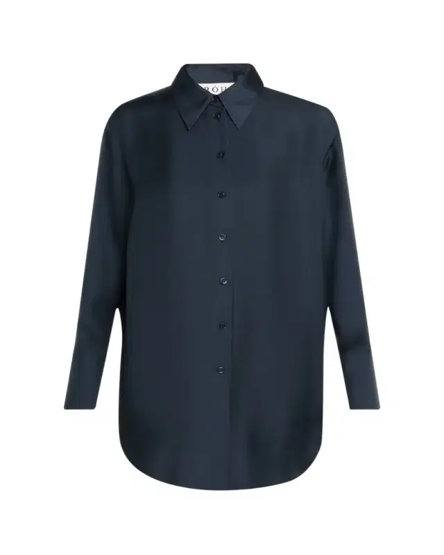 Long-Sleeve Silk Shirt Long-Sleeve Silk Shirt