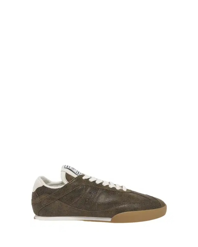 Kick Crackled Leather Retro Low-Top Sneakers Kick Crackled Leather Retro Low-Top Sneakers