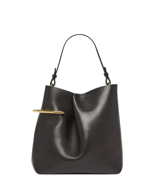 Pinch Top-Handle Bag in Grain Leather Pinch Top-Handle Bag in Grain Leather