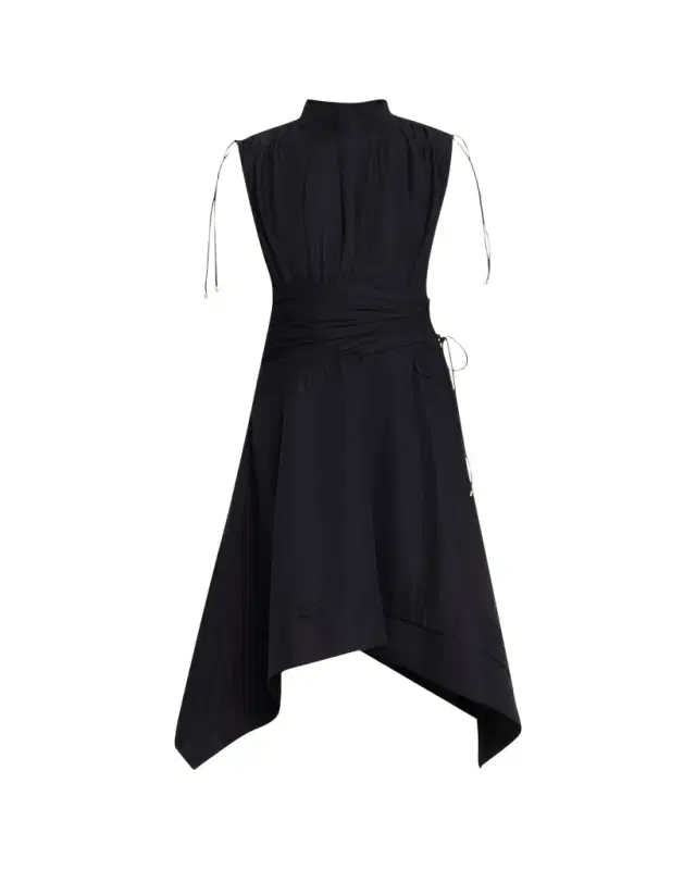 Ruched Sleeveless Midi Dress Ruched Sleeveless Midi Dress