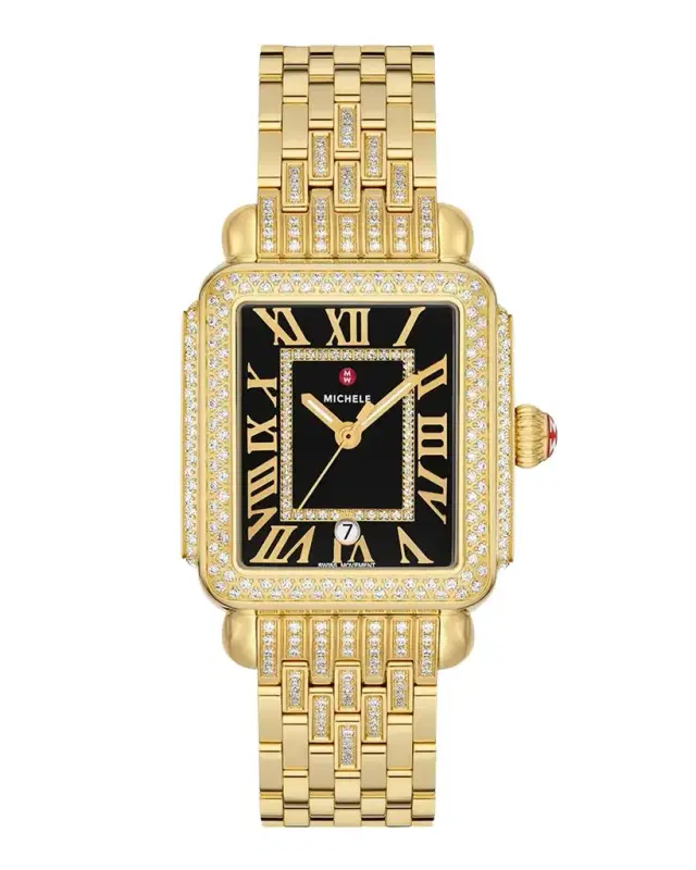 Special Edition Deco Madison Noir Dial Gold Diamond Bracelet Watch Special Edition Deco Madison Noir Dial Gold Diamond Bracelet Watch