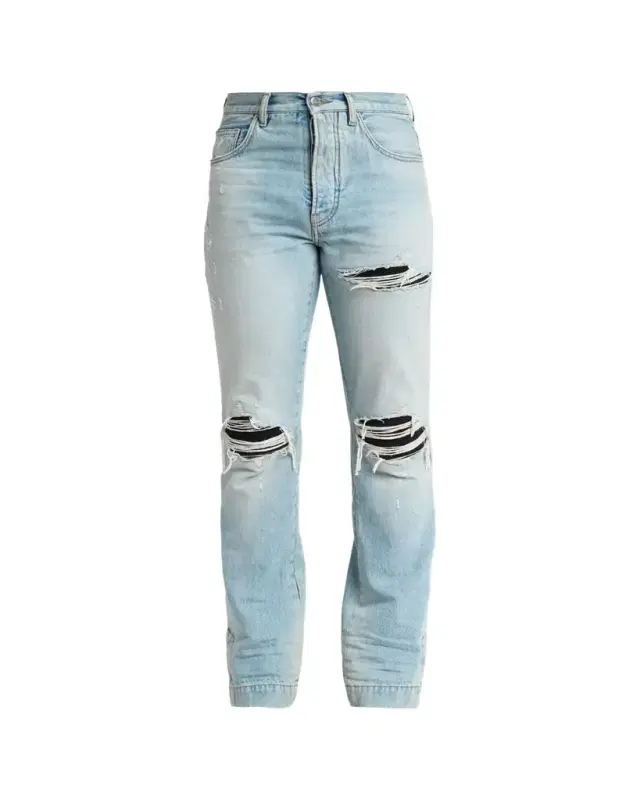 Men's MX1 Distressed Slim-Fit Flare Jeans Men's MX1 Distressed Slim-Fit Flare Jeans