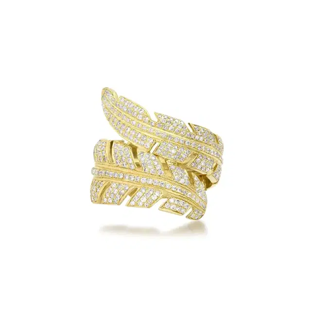 Diamond Wrap Leaf Ring Diamond Wrap Leaf Ring