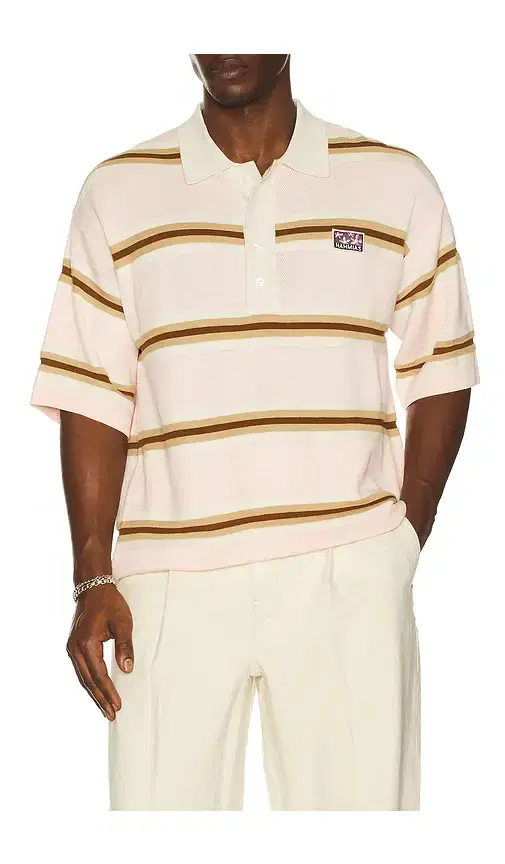 Knit Striped Polo Knit Striped Polo