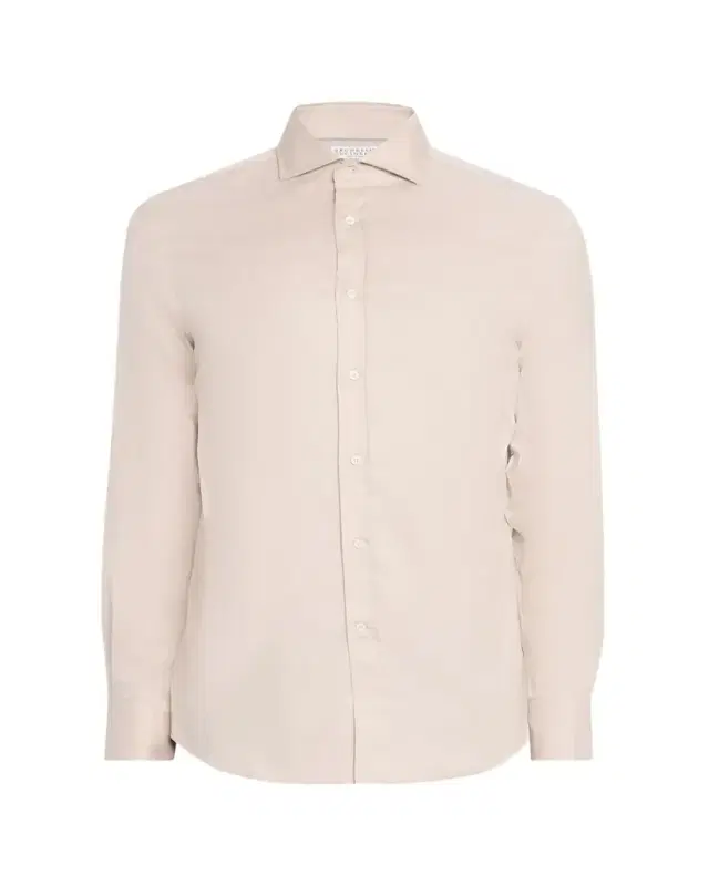Men's Solid Linen Classic Fit Button-Down Shirt Men's Solid Linen Classic Fit Button-Down Shirt