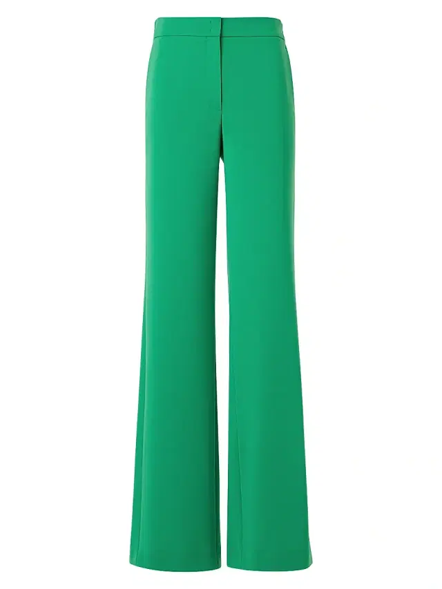 Women's Marla Crinkled Satin Pants - Green Women's Marla Crinkled Satin Pants - Green