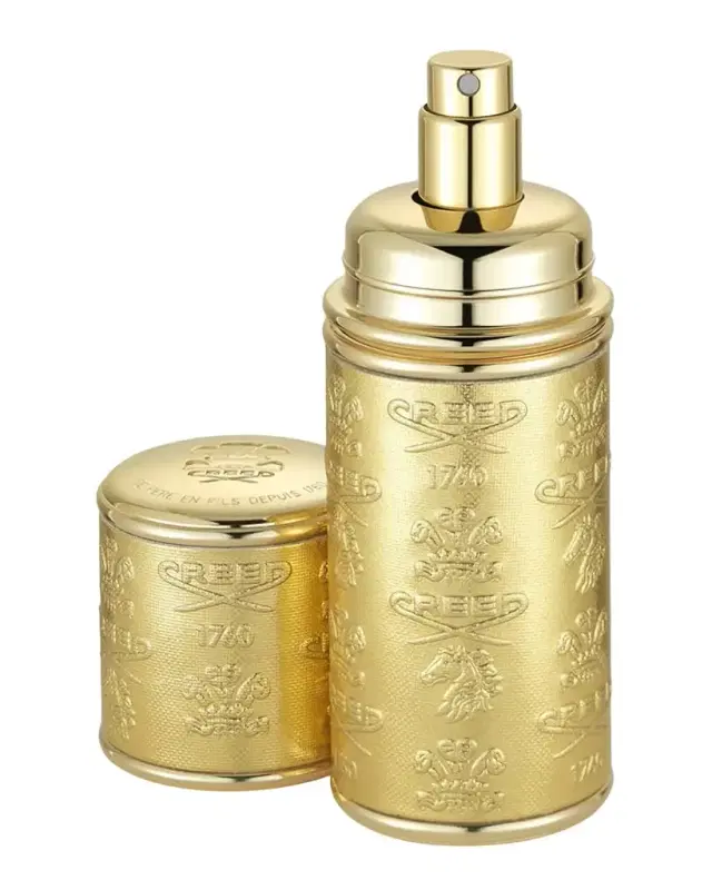 1.7 oz. Deluxe Atomizer, Gold with Gold Trim 1.7 oz. Deluxe Atomizer, Gold with Gold Trim
