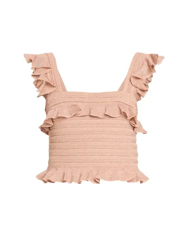 Rebellion Lace Frill Crop Top Rebellion Lace Frill Crop Top