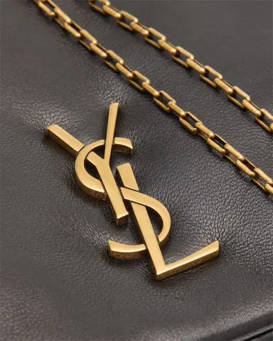 Saint Laurent Calypso YSL Pouch Clutch Bag in Lambskin Leather | Thumbnail 6 Saint Laurent Calypso YSL Pouch Clutch Bag in Lambskin Leather | Thumbnail 6
