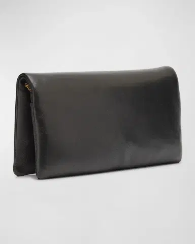 Saint Laurent Calypso YSL Pouch Clutch Bag in Lambskin Leather | Thumbnail 7 Saint Laurent Calypso YSL Pouch Clutch Bag in Lambskin Leather | Thumbnail 7