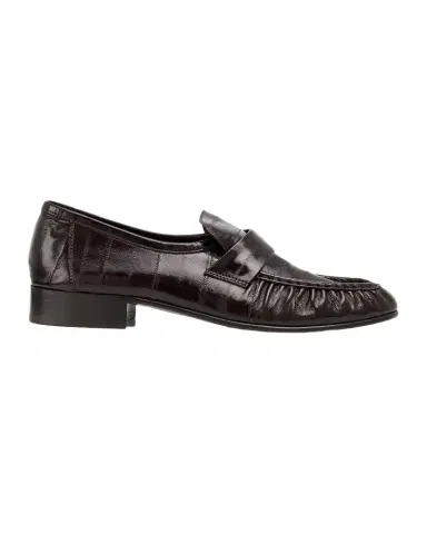 THE ROW 25mm Soft Eelskin Leather Loafers | Thumbnail 1 THE ROW 25mm Soft Eelskin Leather Loafers | Thumbnail 1