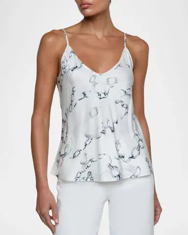 L'Agence Lexi Chain Silk Camisole | Thumbnail 4 L'Agence Lexi Chain Silk Camisole | Thumbnail 4