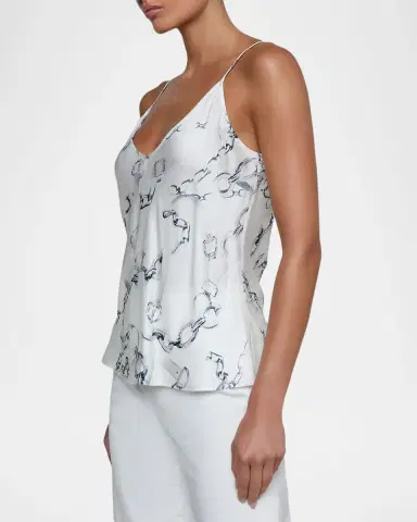 L'Agence Lexi Chain Silk Camisole | Thumbnail 5 L'Agence Lexi Chain Silk Camisole | Thumbnail 5