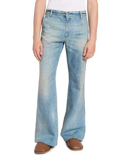 Amiri Men's Retro Bootcut Jeans - Retro Indigo | Thumbnail 3 Amiri Men's Retro Bootcut Jeans - Retro Indigo | Thumbnail 3