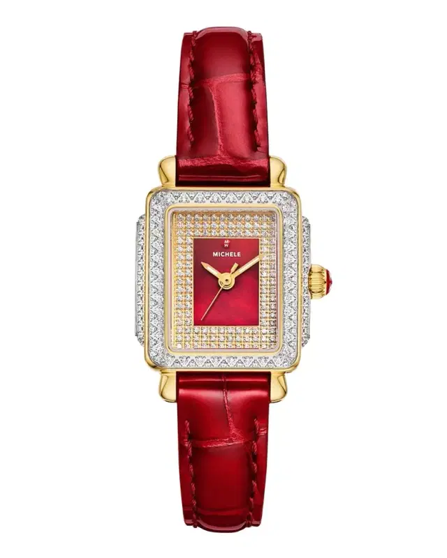 Special Edition Deco Madison Red Mini Diamond Pavé Watch Special Edition Deco Madison Red Mini Diamond Pavé Watch